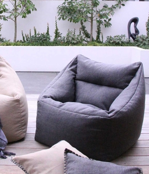 Kalo Outdoor Bean Bag Charcoal-home-decor-Tessa Mae's with Attitude | Gifts and Homewares | Mapua NZ