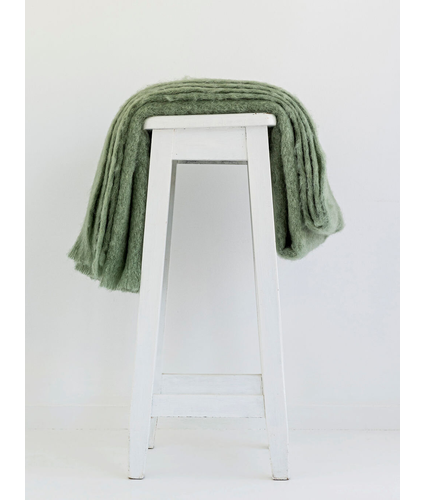 Olive Knee Throw 