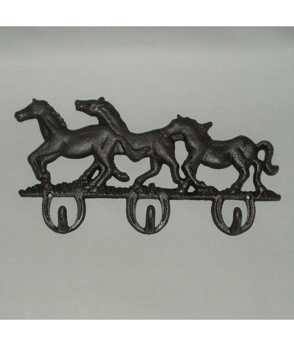 Three horse 3 Hook Key Rack