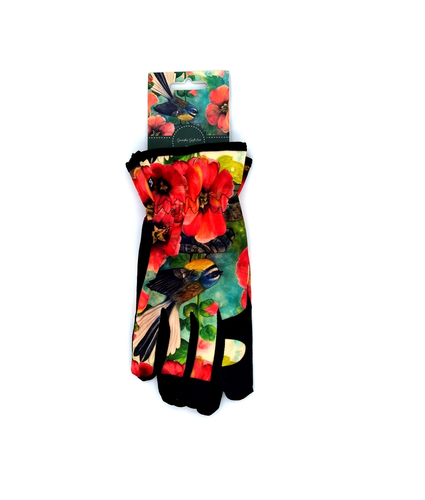 Garden Or Bicycle Gloves Hibiscus