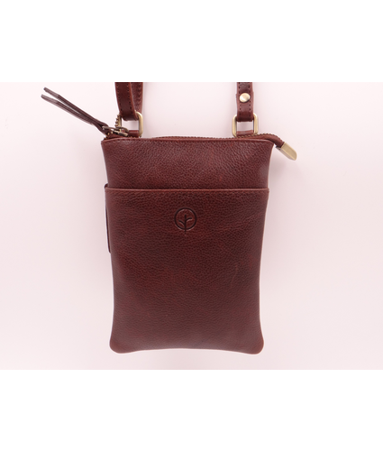 Toffee Small Pouch Cross Body Leather Bag