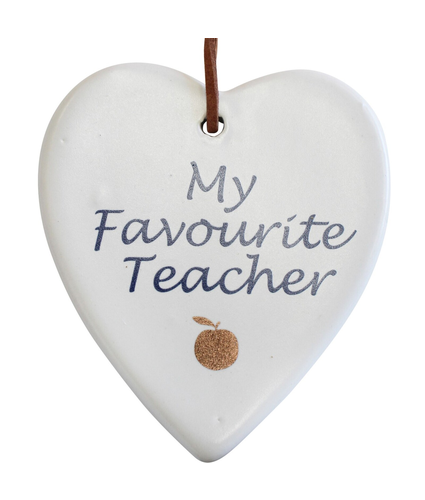Hanging Heart Favourite Teacher