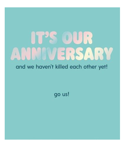 Our Anniversary Card