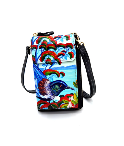 Cellphone Bag Leather Tui Bird