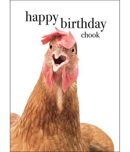 Happy Birthday Chook Card