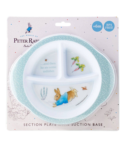 Peter Rabbit Section Plate with Suction Base
