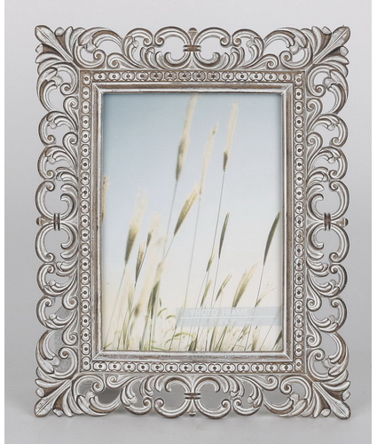 Grey Classical 4x6 photo frame