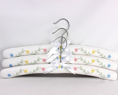 Embroidered Hanger Botanic White