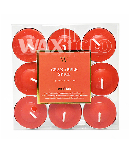 Cranapple Spice Tealight Candle Pack