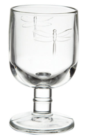 French Dragonfly Wine Glass