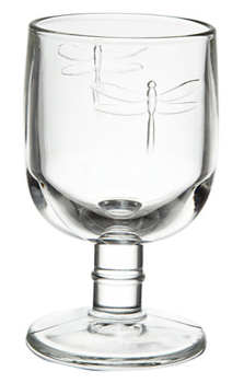 Dragonfly Wine Glass-french-range-Tessa Mae's with Attitude | Gifts and Homewares | Mapua NZ
