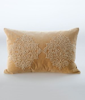 Emblem Gold Cushion-home-decor-Tessa Mae's with Attitude | Gifts and Homewares | Mapua NZ