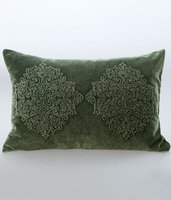Emblem Green Cushion