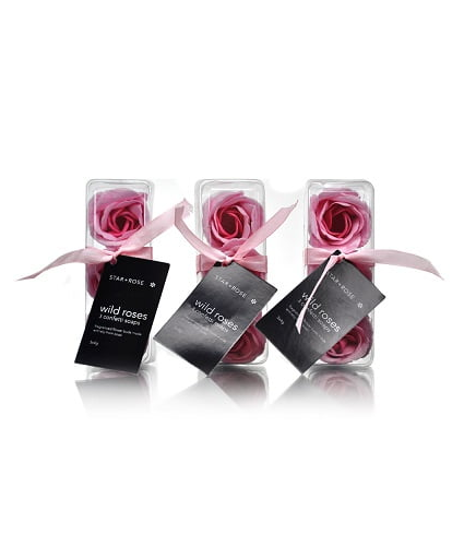 Box Pink Rose Confetti Soap