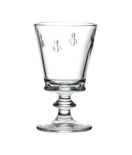 French Bee Wine Glass