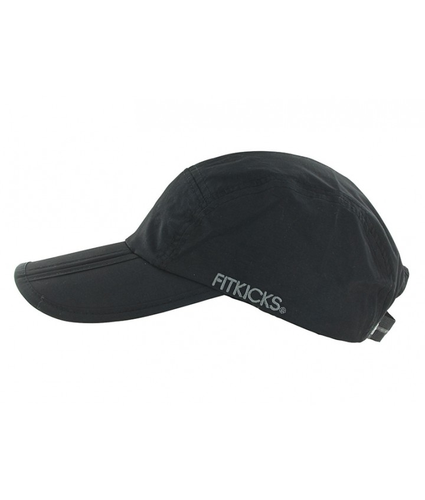Black Fitkick Folding Cap