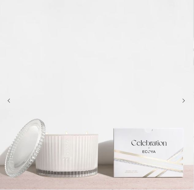 Ecoya Grand Celebration Warm Vanilla White Musk Beauty and Bath