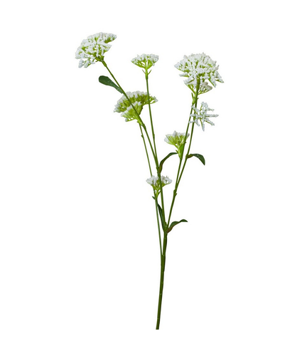 Faux Eucalyptus Seed Flowers WHITE