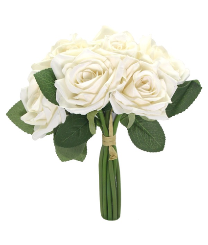 Rose Bouquet in White 