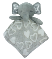Grey Elephant Baby Cuddle Blanket 
