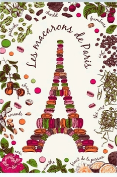Macaroon Eiffel Tower teatowel-french-range-Tessa Mae's with Attitude | Gifts and Homewares | Mapua NZ