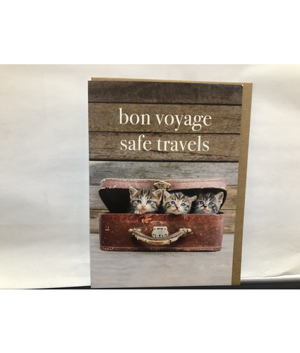 Bon Voyage Safe Travels Card