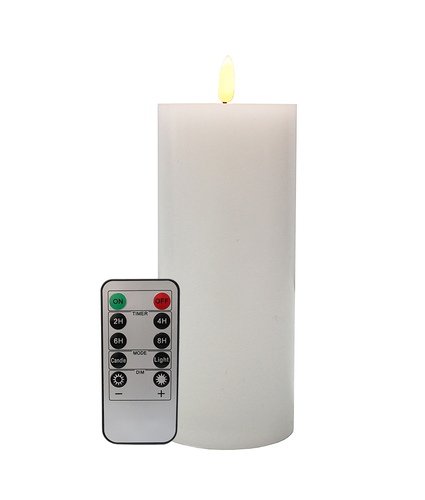 LED Battery Pillar Candle 17.5h