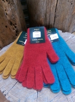 NZ Possum Merino Plain Glove Gold Large