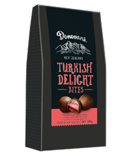 Donovans Turkish Delight Chocolate Covered Bites 180g