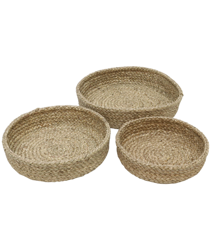 Seagrass Round Tray Small