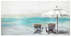 Beachside Painting 120x60 cm