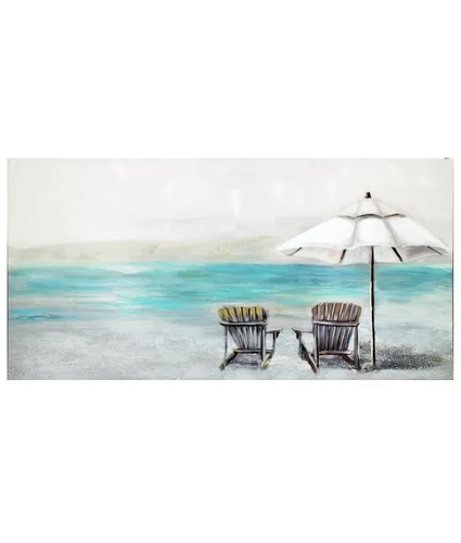 Beachside Painting 120x60 cm