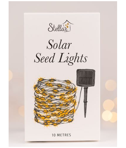 10m Solar Seed Lights Copper