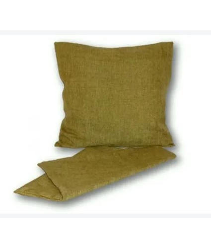 Linen Look Cushion in Moss