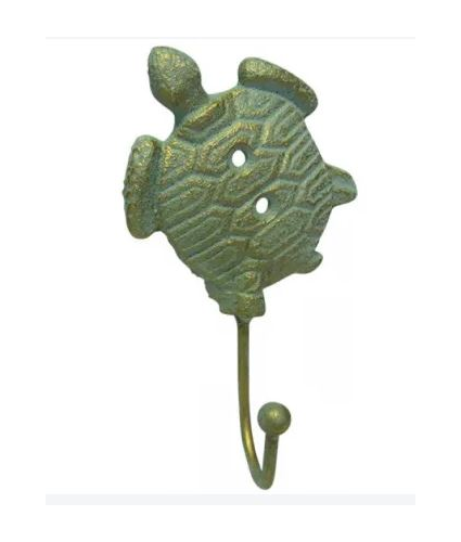 Cast Iron Tortoise Single Hook