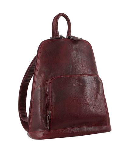 Backpack Womans Nappa in Cherry 