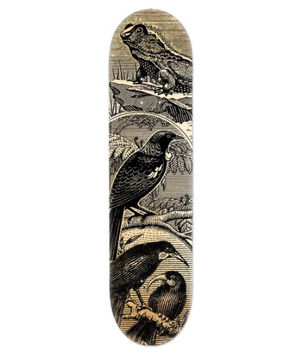 Tuatara Stamp Skateboard