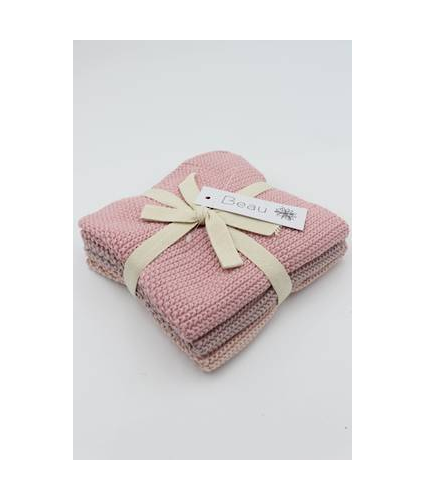 Set of 3 Wash Cloths Assorted Colours