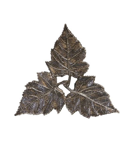 3 LEAF TRIVET IN DARK NICKEL FINISH