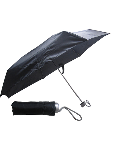 Manual Open Super Compact Umbrella 19” - Black