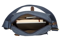 Classic Shoulder Bag - Blue Canvas