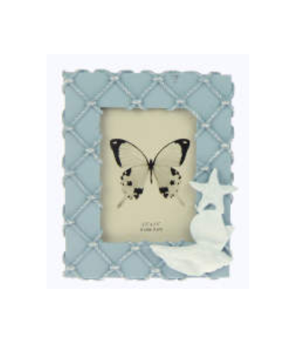 Shells Photoframe Blue