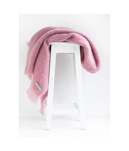 Peony Mohair Throw