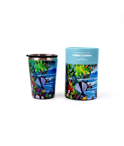 Fantail on Beach Coffee Tumbler