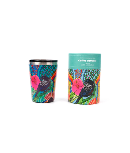 Psychadelic Tui Coffee Tumbler