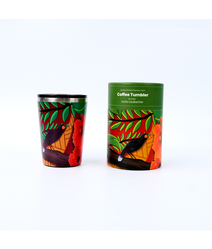 Orange Tui Coffee Tumbler