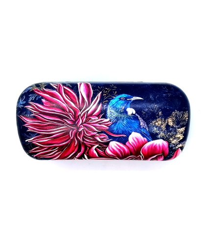 Tui with Pink Flower Sunglasses Case