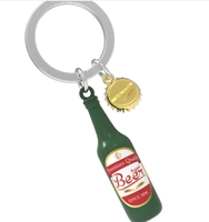 Beer Bottle Keyring