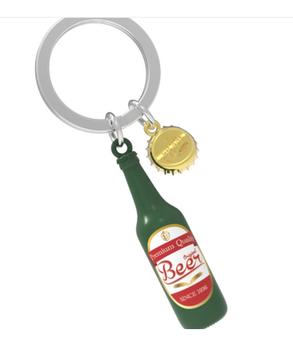 Beer Bottle Keyring