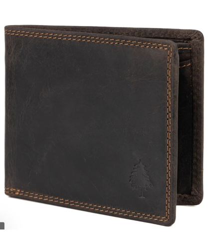 Brown leather wallet